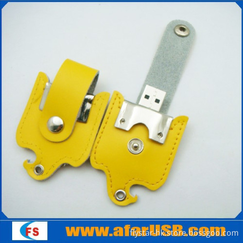High Quality bird shape Leather USB flash drive, bulk cheap bird shape leather usb flash drive